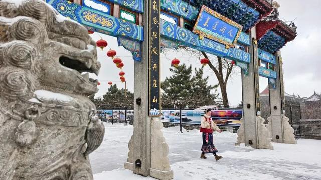 超出片，雪中的蓬莱阁自带浪漫滤镜！