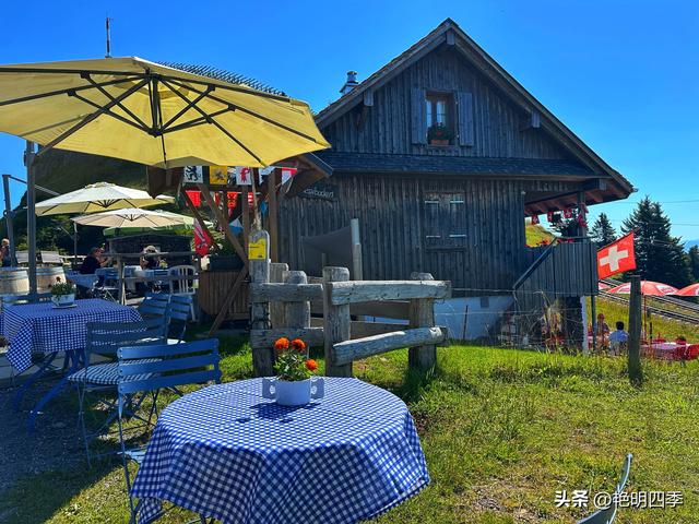 欧游杂记（5）‖ 齿轮火车几上几下瑞吉山，缆车凌空飞跃韦吉斯