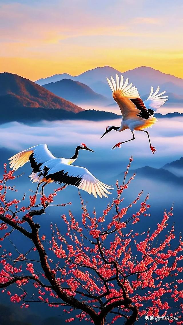 梅开如霞，缀满枝头