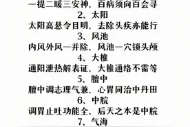 9大人体绝穴公开！掌握这些穴位，健康不求人！图片