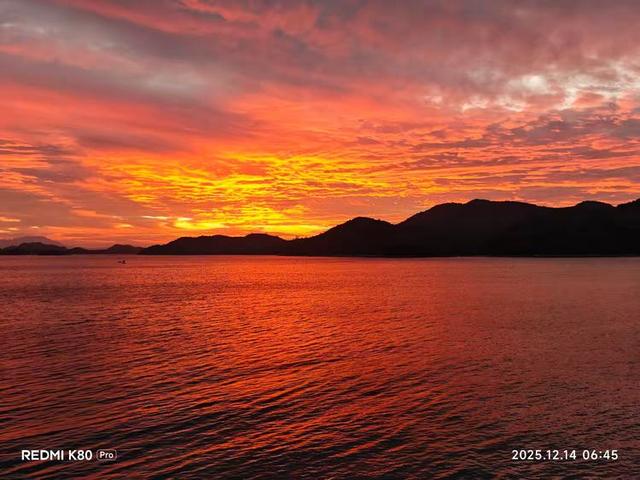 到沙头角看海上日出