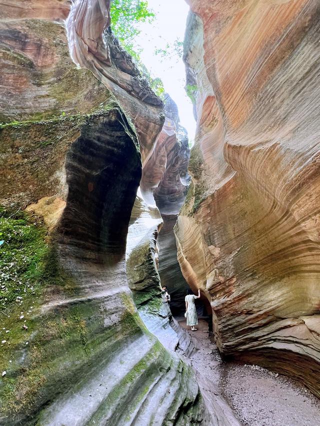 甘泉大峡谷，龙巴沟和桦树沟（游客）