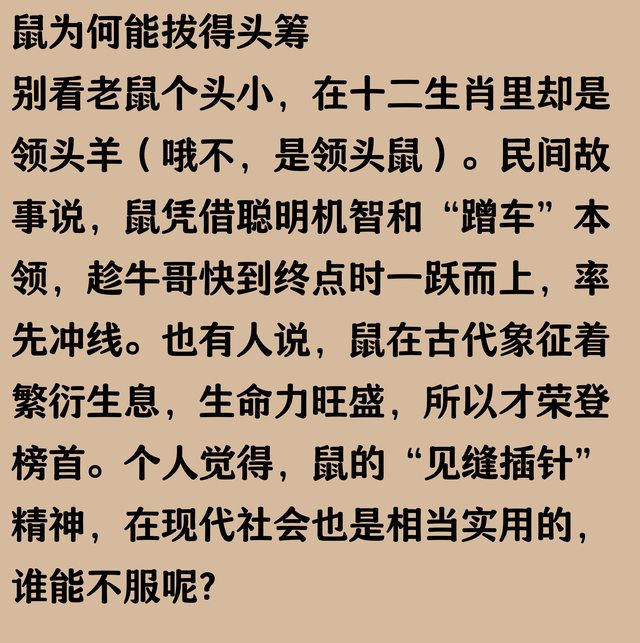 一分钟视频带您了解十二生肖的排序