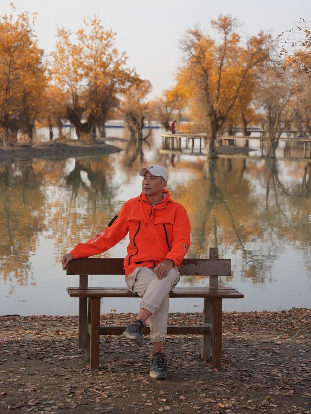沙雅沙雁洲｜胡杨作画、河水为诗，这里藏着南疆秋天最热烈的模样