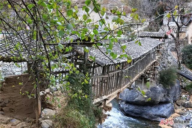 陇南文县：白马河畔冬色暖 铁楼寨中画卷新