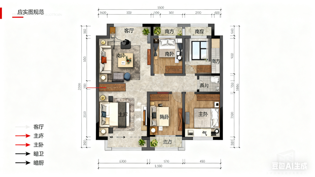 农村自建房黄金布局5法则：房子显大20㎡，家务少一半