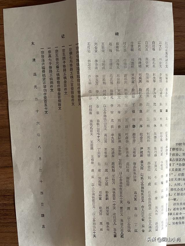达茂旗达尔罕、百灵庙、乌克忽洞，固阳银号、忽鸡沟田野考察笔记