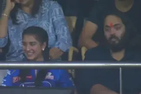 印度首富300斤儿子看板球，漂亮娇妻相伴，乘镶钻“幻影”惹争议图片