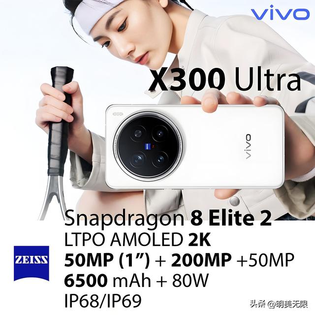 vivo X300全曝光：旗舰芯，7000mAh，200MP超清镜头，“顶配”来了