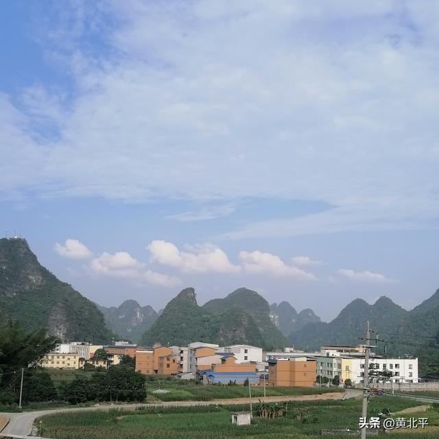 广西崇左市天等与大新接壤的小乡镇，地方不大但场镇建设非常漂亮