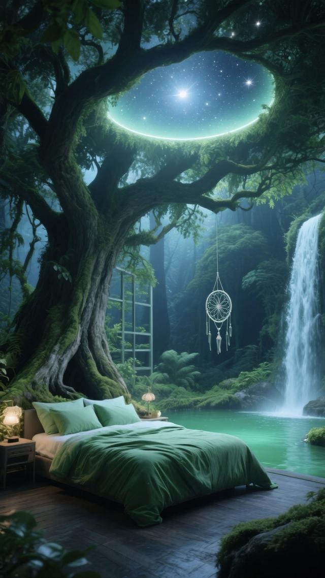 这间卧室，藏着我想要的森林梦境