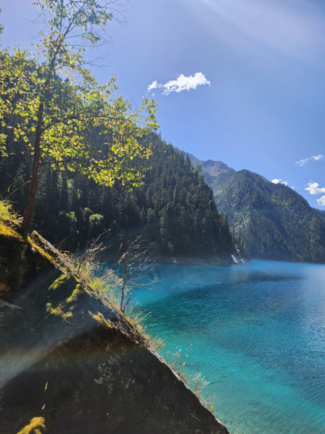 斑斓水色，波光如鳞，九寨沟写下秋天的第一行诗~