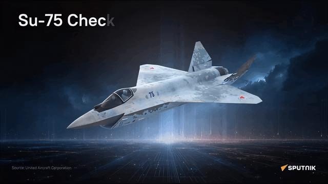 俄罗斯苏75终于出手，时隔4年重新亮相，歼35遇到了新对手？