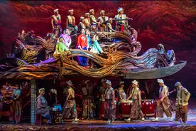 陕北民歌剧《黄河船夫》在铜川参加“省十艺节”评奖演出图片