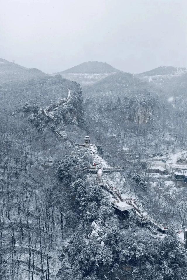 实拍！雪后淄博，秒变水墨仙境！