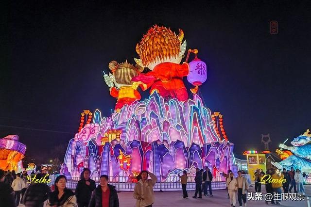 影记 | 齐彩城淄博花灯会的景观，这儿来看吧（2）