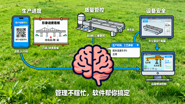 智慧梁场如何告别 “糊涂账”？西安萤火软件让桥梁建造变聪明