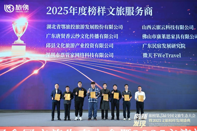 恩旅集团荣膺全国“年度榜样文旅集团”荣誉称号