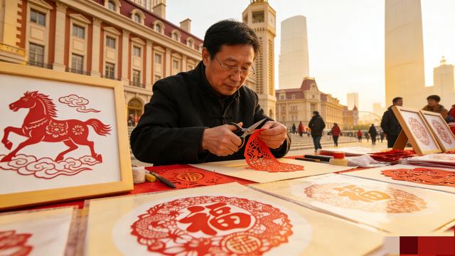 春节天津实测津湾广场：人少景美还接地气，这才是过年该去的地方