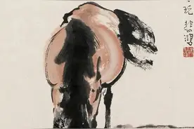 中国十大著名国画大师徐悲鸿之骏马图欣赏图片