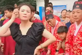 闹大了！河南黑衣女大闹迎亲队，报警变互殴，女子社交账号被爆出图片