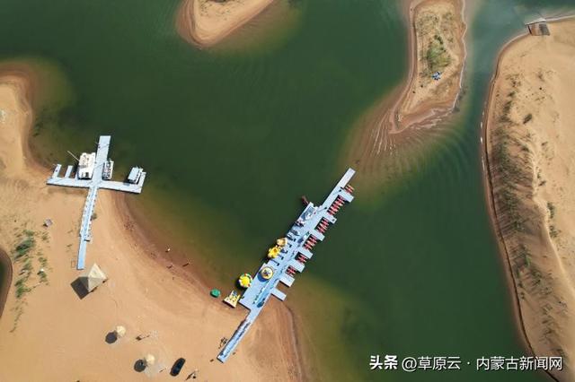 大河壮阔 亮丽北疆 |乌海湖：金沙碧水共长天
