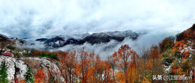 雾弥山峦