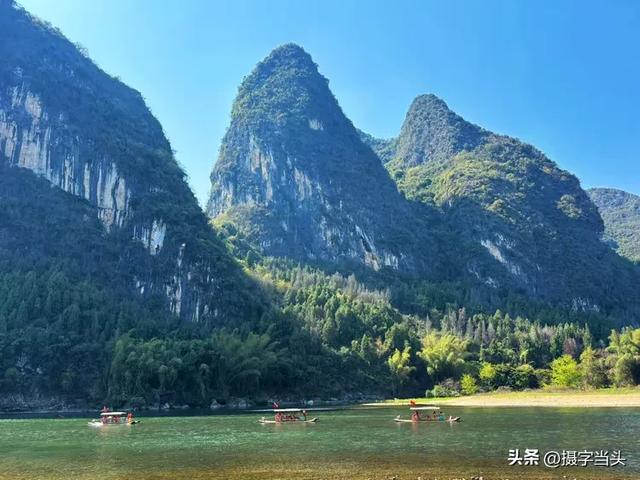 徒步漓江精华段——阳堤大桥头-兴坪古镇