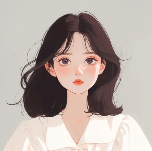 简单气质女生头像