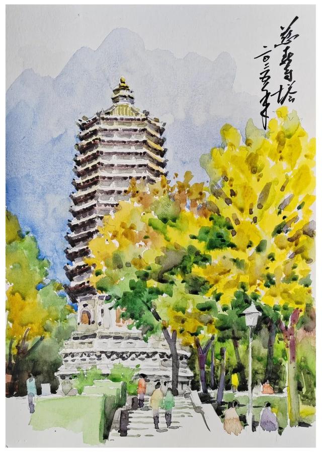 写生日记——251101 北京·玲珑公园