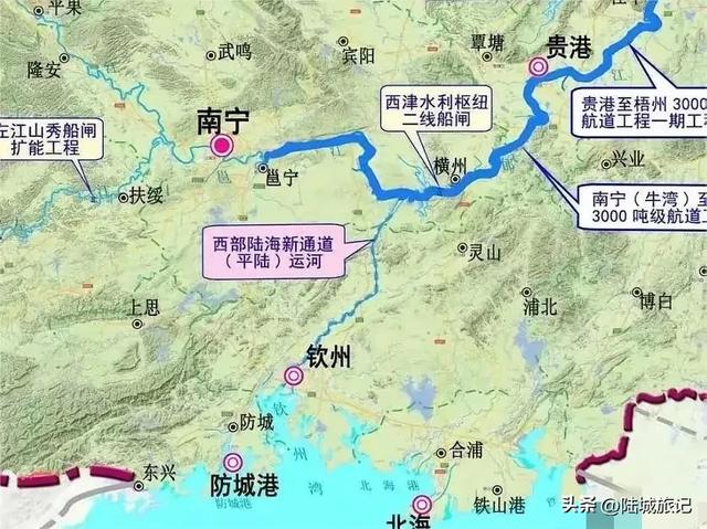 中国广西：“西南航道运河”工程！