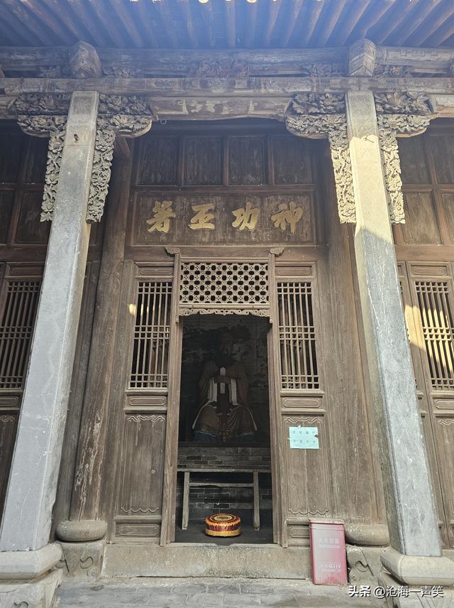 十二月，山西陟椒村三教堂，寒风瑟瑟中依旧散发古老的魅力!