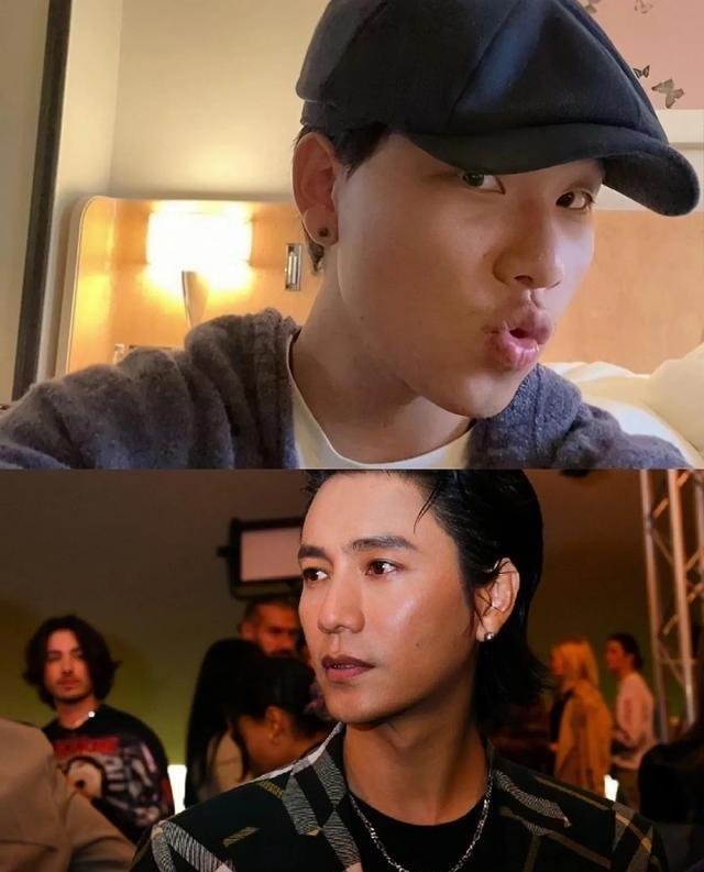 陈坤的儿子已成年，容貌开始显现母亲的基因，你们能认出像谁吗？