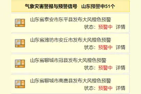 下班早回家！山东51个大风预警！极端大风今晚到图片