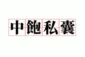 一天一成语：中饱私囊图片