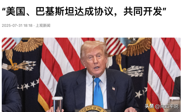 巴基斯坦为何邀请美国联合开发石油