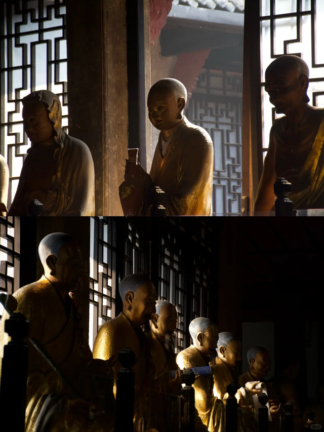 成都0.5h|拜佛怎能错过这座千年禅院，数罗汉、解签、抄经、素斋