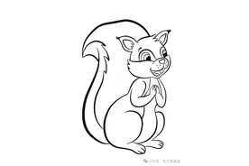 你捡到宝了！25张动物手绘线稿，临摹学画图片