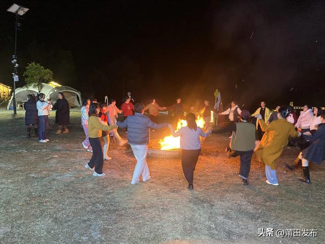 莆田仙游石人头营地， 从日落浪漫到篝火狂欢