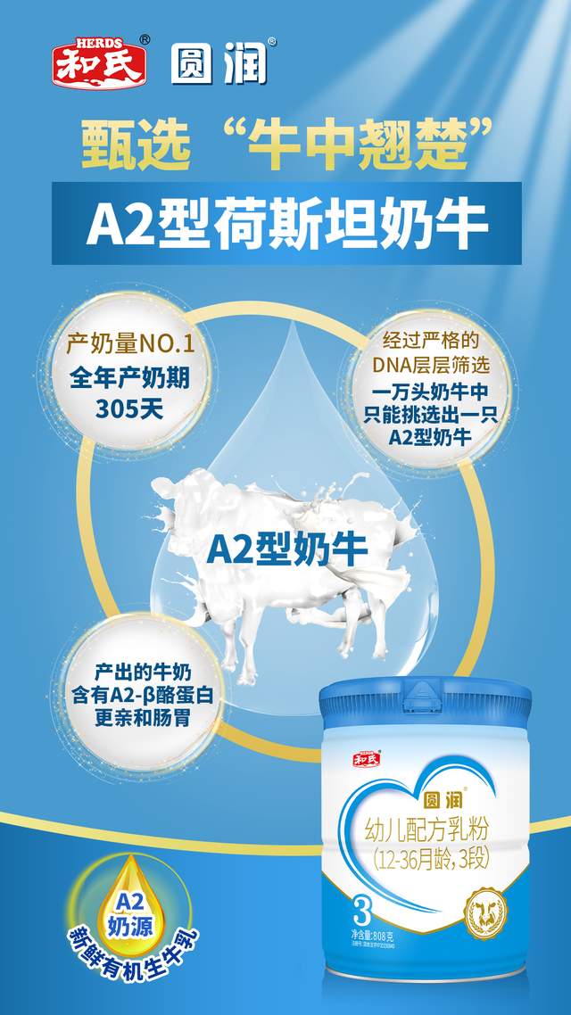 升级A2奶源、调整包装罐盖,和氏圆润再添差异化竞争力