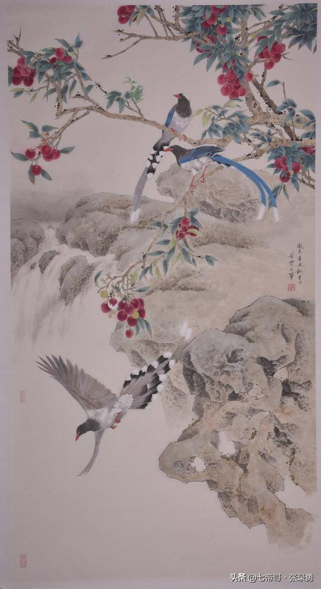 荣宝斋重磅推出杨若云大金袍画册——工笔花鸟藏尽自然灵秀