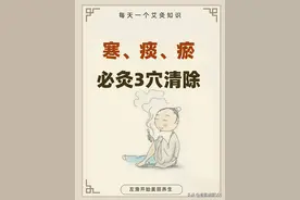 艾灸3穴，清理全身寒、痰、瘀图片