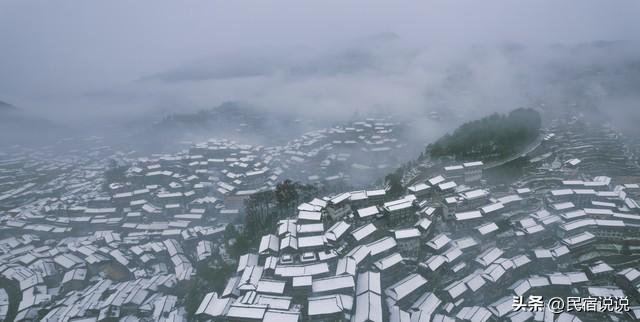 桂林龙胜限量版冰雪大世界藏在10万亩梯田里。