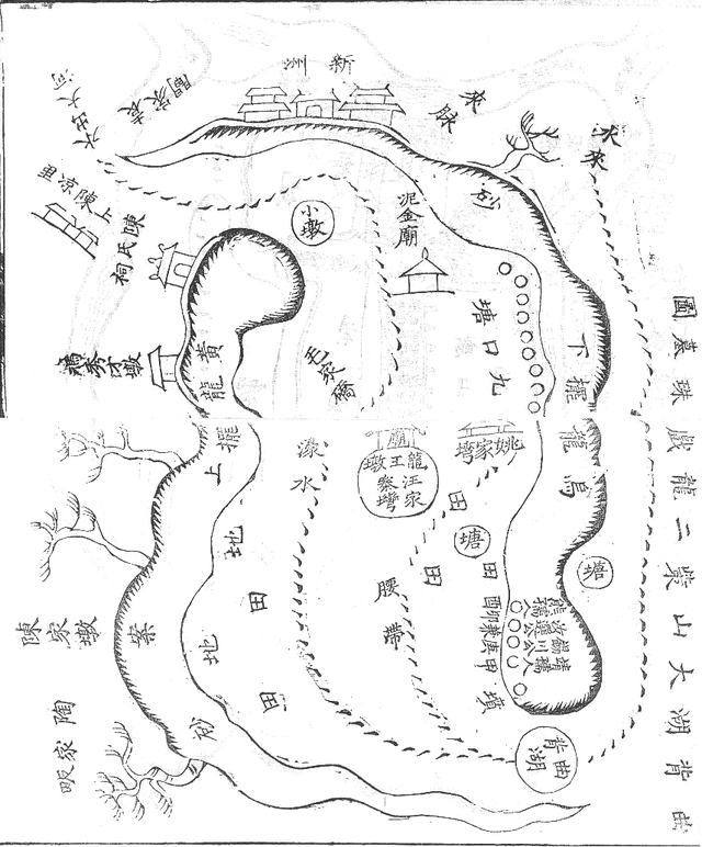 新洲大学城依山傍水的辛冲曲背湖的历史探轶