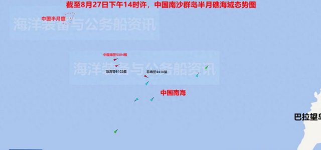 警告中国别跨红线，菲方叫嚣开战，中国拖船到场，菲方断粮倒计时