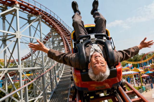 75岁大爷1天43次过山车，这才叫晚年！