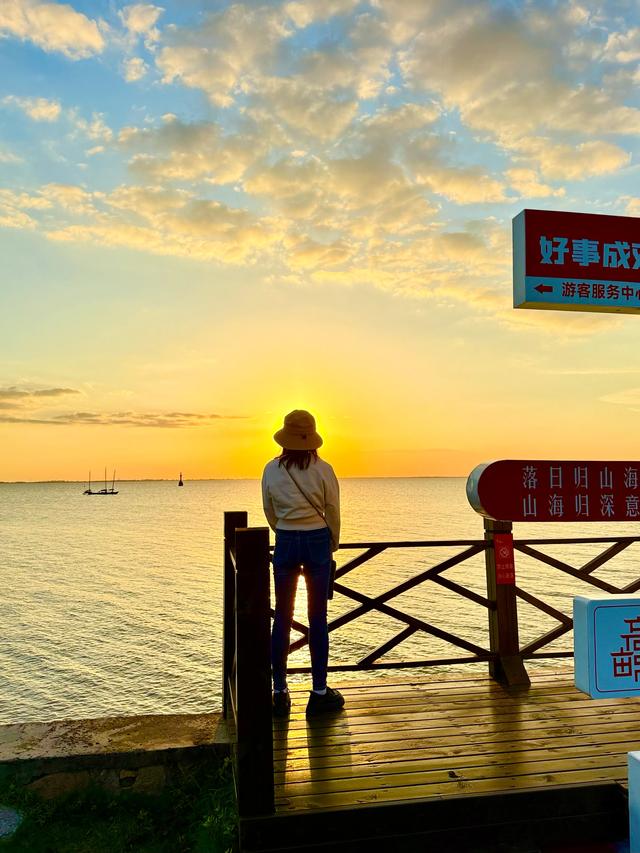 落日西堤（大运河系列·高邮市西堤运河公园）