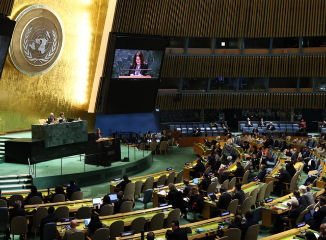 175:2，联合国大会投票结果公布，美国反对无效