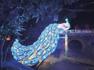 2025年“青岛之夏”艺术灯会明启幕 万盏灯火织就梦幻画卷