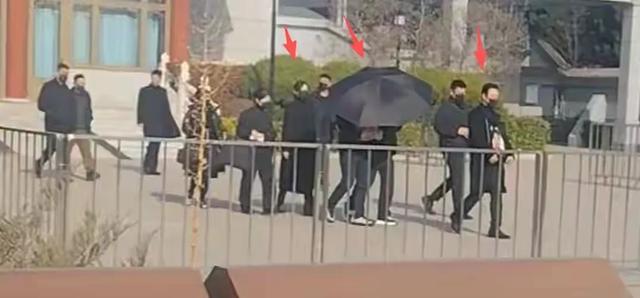 罗晋捧遗像神情悲痛，唐嫣紧跟身旁护全程，婚变传闻不攻自破